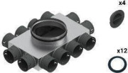 SpiroFlex sadales kārba 12-8x75/200 izolēta VENT