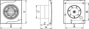 AWENTA Vecco fi100 vannas istabas ventilators