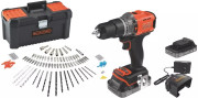 Wiertarko-wkrętarka Black&Decker BCD383D2TA 18 V 2