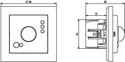 Ospel elektroniskais kustību sensors Sonata melns