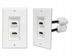 Asus HDMI sienas kontaktligzda 2 ligzdas