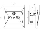 Ospel RTV-SAT ligzda AKCENT GPA-AS 00