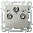 Ospel Gniazdo RTV-SAT z dwoma wyjściami