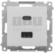 Kontakt-Simon Double USB lādētājs Simon 55
