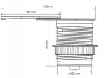 Orno Furniture ligzda [Gniazdo meblowe ?6cm