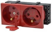 SecurityNET WP45X4572 Divkārša moduļu ligzda ar