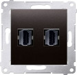 Kontakt-Simon HDMI ligzda Simon 54 dubultā