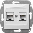 Elektro-Plast Datora ligzda Carla 2xRJ45 cat
