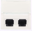 Legrand MOSAIC Dubultā datora ligzda RJ45