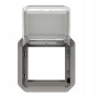 Legrand Mosaic adaptor transparent 2 moduł