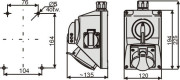 Electromet uzstādīšanas komplekts L-0-P 32A IP54