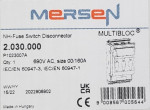 MERSEN MULTIBLOC NH00 kastes atvienotājs 160A