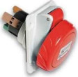 Sienas kontaktligzda. sarkana. IP67 (PKY16F735) [Schneider