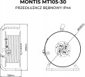 Montis Professional spoles pagarinātājs 4x2p+Z IP44