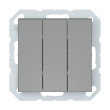 Harija Potera SLĒDZIS 3GANG GREY P510-030-02
