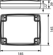 Elektro-Plast STRONG Puszka hermetyczna n/t 145x185x39mm