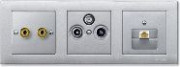 Schneider Electric trīskāršais alumīnija rāmis (MTN486360)