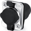 Alcasa S6 IC06-R002 RJ45 spraudnis melns
