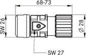 LAPP apaļais spraudnis 5+PE 630V 25A