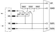 Phoenix Contact 9P D-SUB SUBCON-PLUS-PROFIBSC spraudnis