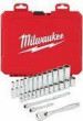 Milwaukee 1/2" Socket set with ratchet
