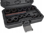 Geko Socket komplekts bojātām skrūvēm 6-19mm
