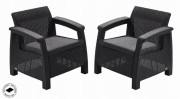 Keter Dārza krēsli Corfu Duo Set