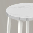 Leobert Bāra krēsls marmora/baltas kājas [Taboret