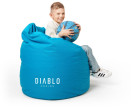 Diablo Chairs bērnu pufs. zils [Pufa