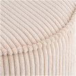 Miloo Home Pouf corduroy beige D40X35CM