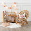 Atmosphera Rattan grāmatu skapis. 2 līmeņi