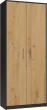 Topeshop Biroja plaukts. skapis. 74x35x180 cm