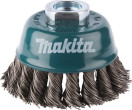 Makita Slīpēšanas stiepļu suka ar gofrētu