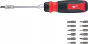 Milwaukee Screwdriver with bits 14in1