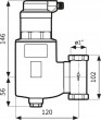 Afriso gaisa separators FAR 312. ar