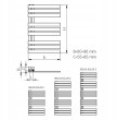 Vannas istabas radiators Radeco dekoratīvais vannas