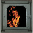 KAMĪNA DURVIS K302 [FIREPLACE DOOR]
