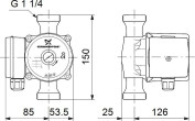Grundfos karstā ūdens sūknis (95906472) [Pompa