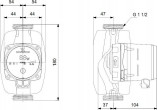 Grundfos Pompa obiegowa c.o -
