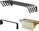 Allnet Sauber sienas sconce 4m/80cm melns