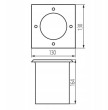 Kanlux Oprawa gruntowa 7W GU10 Ikl
