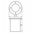 Kanlux Ground gaismeklis 7W GU10 klase