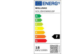 Wellmax LED starpsienu lampa PIR kustības
