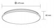 GTV Plafoniera LED SATURN BIS griestu