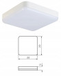 Lampa sufitowa Kanlux Plafoniera LED IPER