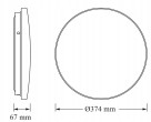 Lampa sufitowa VTAC Plafon LED Ceiling