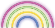 Forever Dekoratīvs neona LED RAINBOW daudzkrāsains