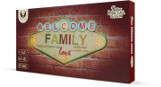TelForceOne Znak Metalowy RETRO LED Welcome