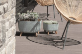 Prosperplast Doniczka kwadratowa GRACIA SQUARE BETON
