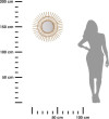 Atmosfēra Pīts sienas spogulis Saule [Atmosphera